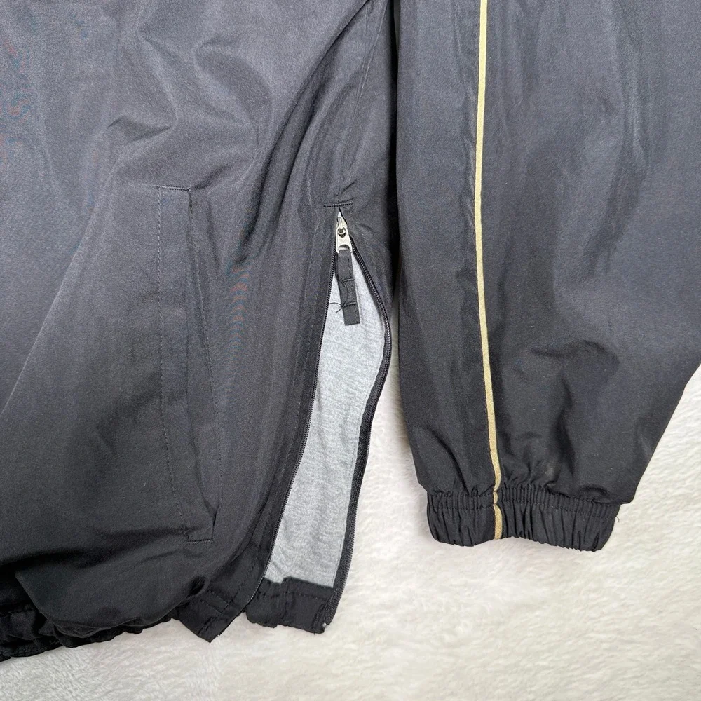 Holloway "TECH" Pullover Windbreaker Jacket Gold Trim Men's XL Athletic - Picture 4 of 9